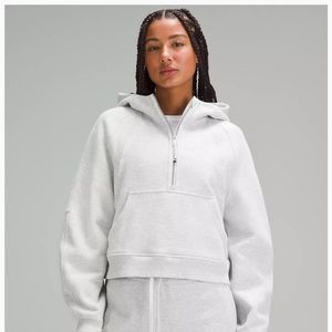 Lululemon Light Grey Scuba Hoodie